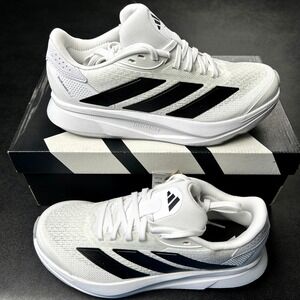 adidas Duramo SL2W Womens Size 6.5 Running Shoes White Black IH8223 NEW